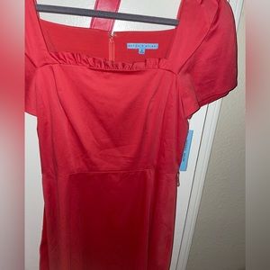 Antonio Melani knee length dress. Color- coral